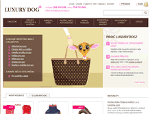 Tablet Screenshot of luxurydog.cz